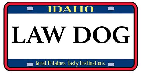 LAW DOG - Idaho License Plate Image